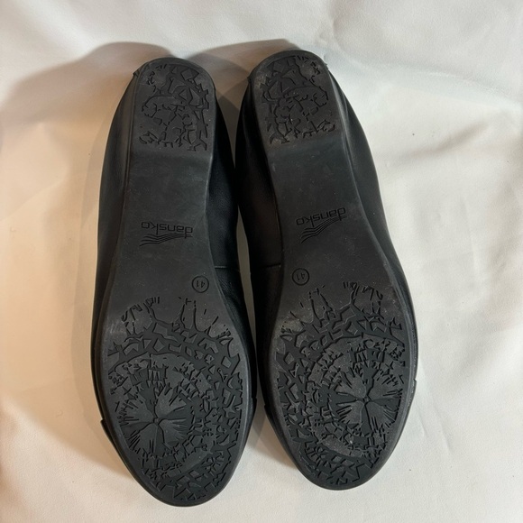 DANSKO Sz 41 Slip On Ballet Flats Comfort Insole Wrapped Low Heel Elastic Back - Picture 7 of 8